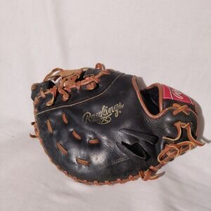Rawlings RFM-25BT Boys Full Leather Baseball Mitt Right Hand Throw for Repair
